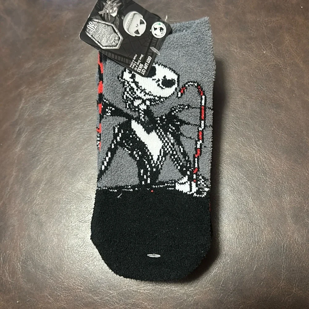 DISNEY NIGHTMARE BEFORE CHRISTMAS COZY LOW CUT SOCKS: 3 PAIRS: SIZE 4-10